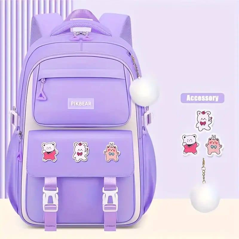 waterproof school bag(purple)