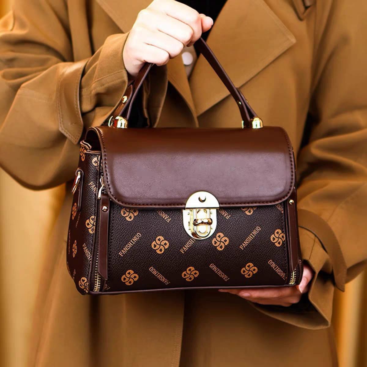 Women's 2026 New Cross-Body Satchel Bag Casual Work Texture Bag