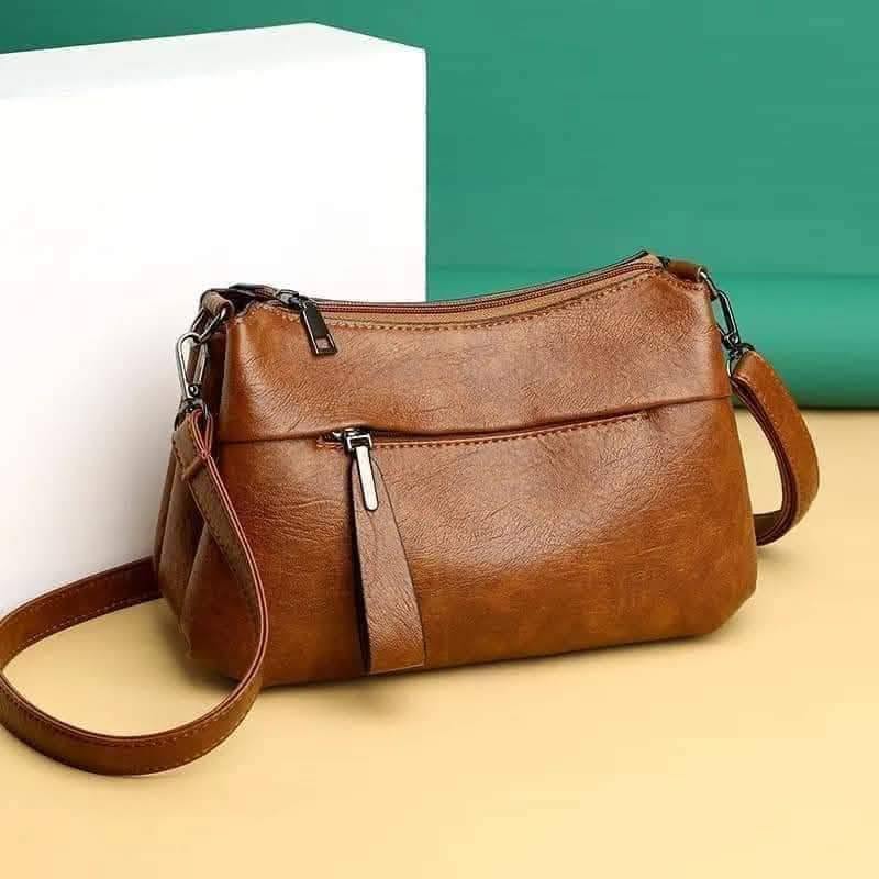 Vintage Fashion Bag(Brown)